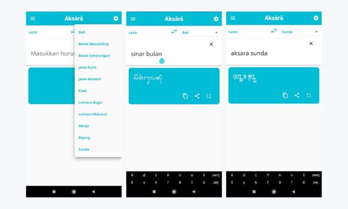terjemahkan tulisan latin ke aksara bali: panduan lengkap