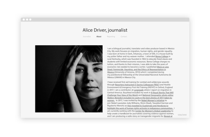 alice driver writer website