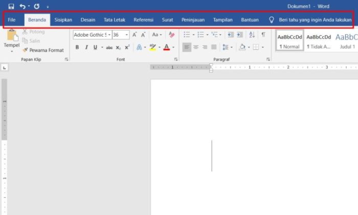 lembar kerja microsoft word 2010: panduan komprehensif