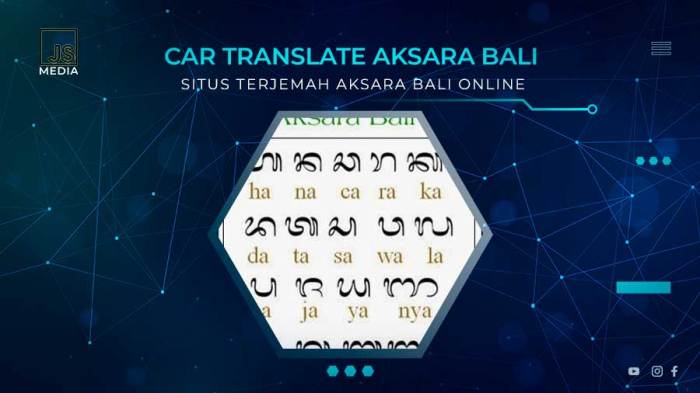 terjemahkan tulisan latin ke aksara bali: panduan lengkap