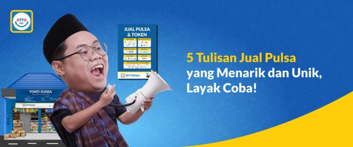 tulisan jual pulsa yang menarik: panduan lengkap