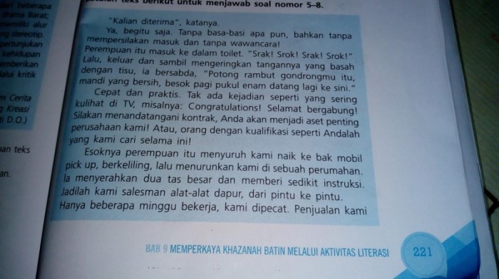 sudut pandang penulis dalam kutipan cerpen