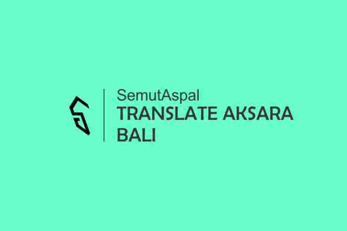 terjemahkan tulisan latin ke aksara bali: panduan lengkap