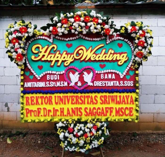 tulisan papan bunga pernikahan: tren, inspirasi, dan panduan memilih