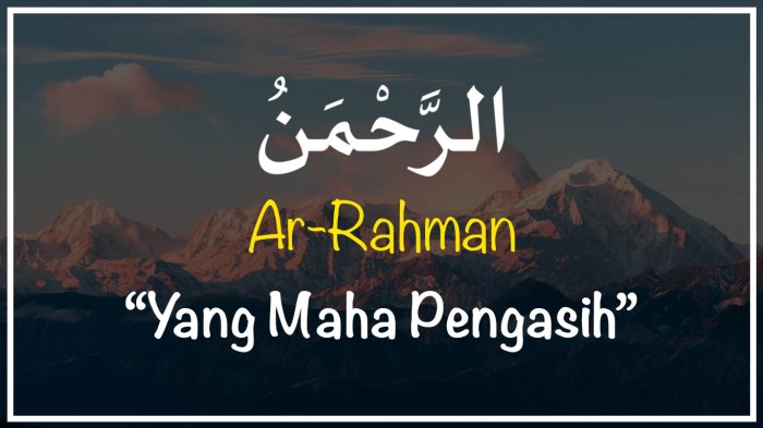 tulisan arab ya rahman ya rahim: makna, asal-usul, dan manfaatnya
