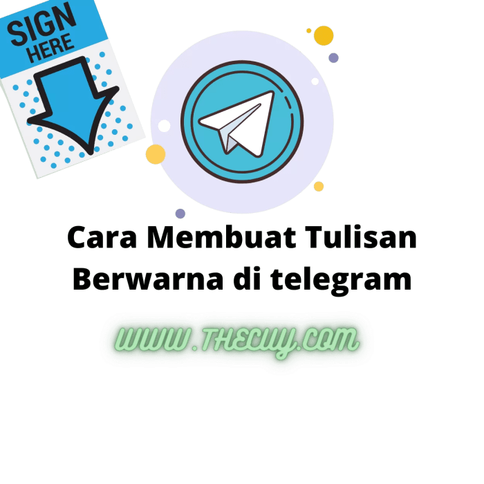 cara mudah buat tulisan tebal di telegram