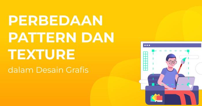 jelaskan kegunaan unsur tekstur pada desain grafis