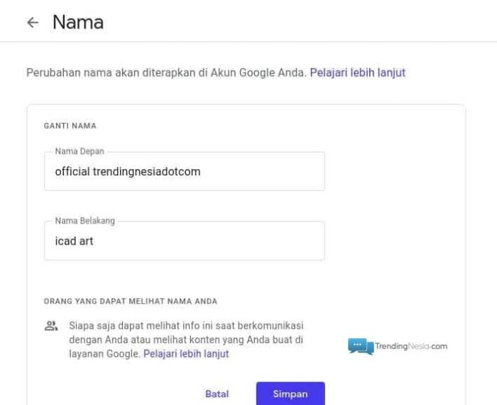 panduan lengkap: cara mengedit akun anda