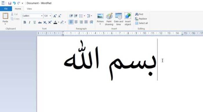cara mudah salin tulisan arab dari pdf ke word