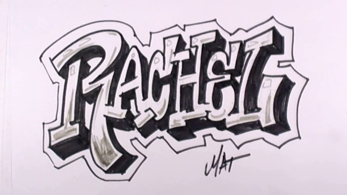 tulisan grafiti az: ekspresi diri yang mencolok
