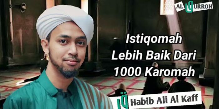 istiqomah, lebih mulia dari seribu karomah