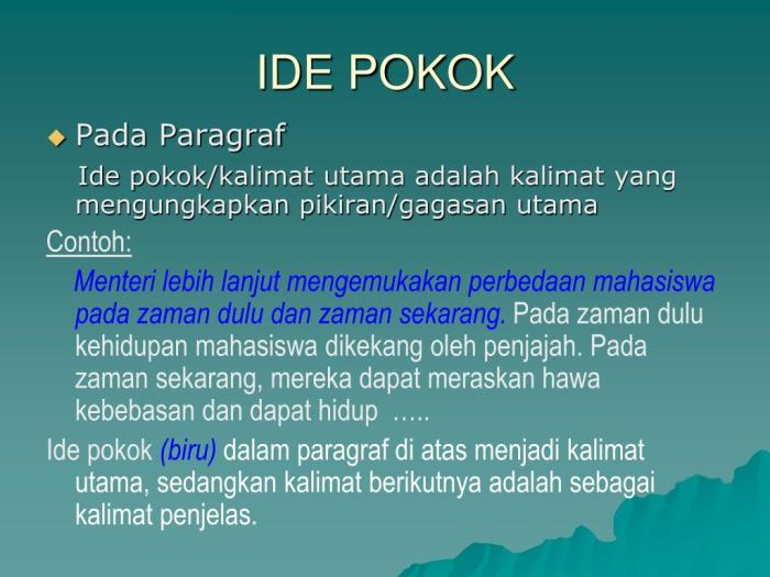 gagasan utama paragraf kedua: memahami peran bukti dalam mendukung argumen