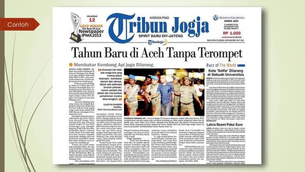 opini penulis: topik tajuk rencana penting untuk diketahui