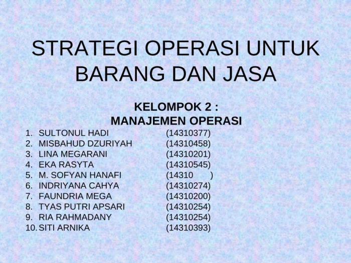 kapasitas efektif: menilai kinerja produk yang digunakan