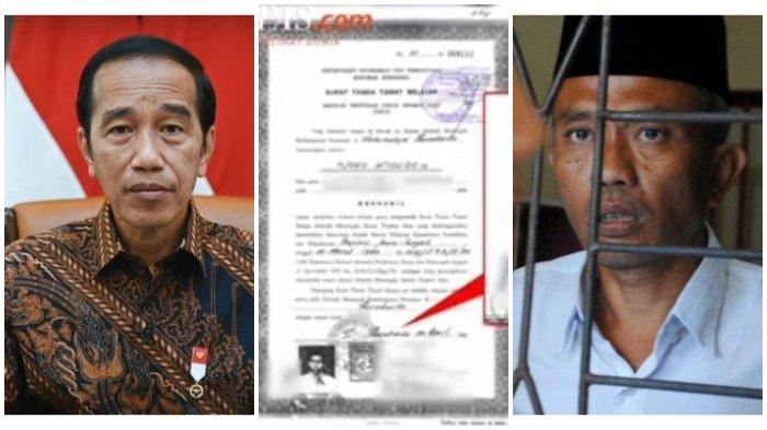 kolase presiden jokowi ijazah palsu dan bambang ditangkap