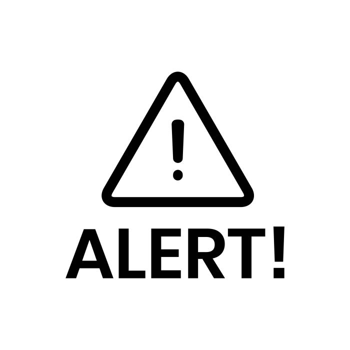 alert or attention symbol free vector