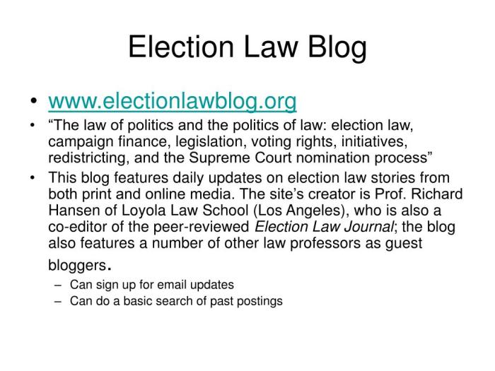 election law blog l 1