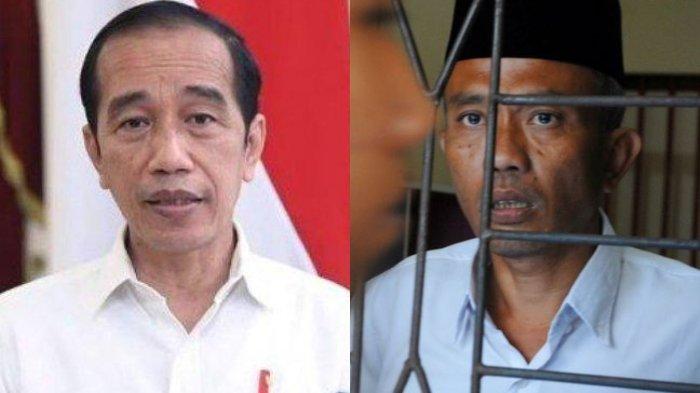 kolase potret presiden joko widodo jokowi dan bambang tri mulyono penulis buku jokowi undercover