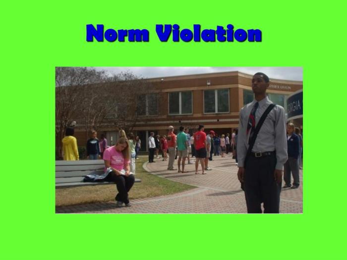 norm violation l