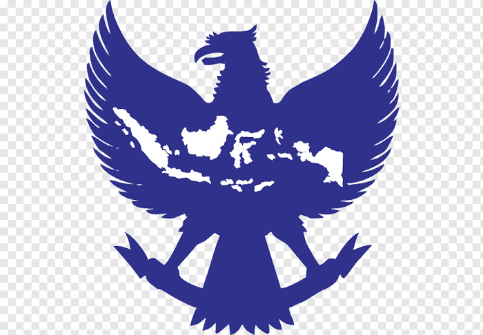 png transparent blue eagle logo national emblem of indonesia garuda cdr garuda pancasila logo vertebrate fictional character 1